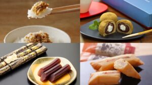 고치(高知) 필수 구매 선물 10선! 차 향 푸딩, 소금 고구마 스틱, 도사 붉은 가쓰오(土佐赤かつお), 전통 명과부터 밥반찬까지 모두 포함
