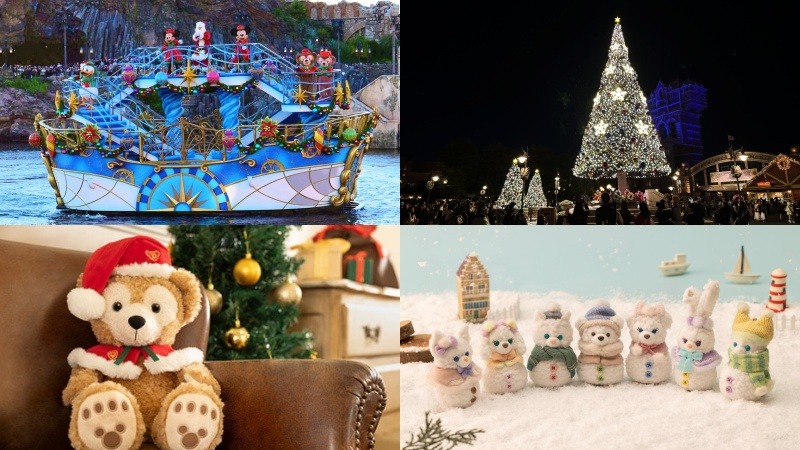 2025년 「디즈니 크리스마스」 디즈니 씨(ディズニシー) 편! 크리스마스 라이트 쇼, 선상 환영회, 눈사람 더피 한정 굿즈 등장