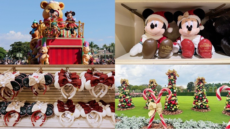 2025년 「디즈니 크리스마스」 디즈니랜드 편! 미키와 친구들이 장난감들을 이끌고 펼치는 즐거운 퍼레이드, 한정 굿즈도 놓칠 수 없어요