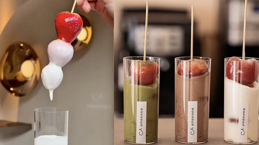 교토 가와라마치 근처 링고아메&딸기탕후루 전문점 ‘후르츠아메 STAND amenone’