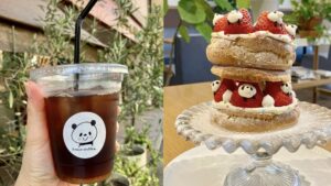 나고야 귀여운 판다 디저트 카페 ‘yama coffee’ – 매일 한정 판다 케이크와 음료 추천