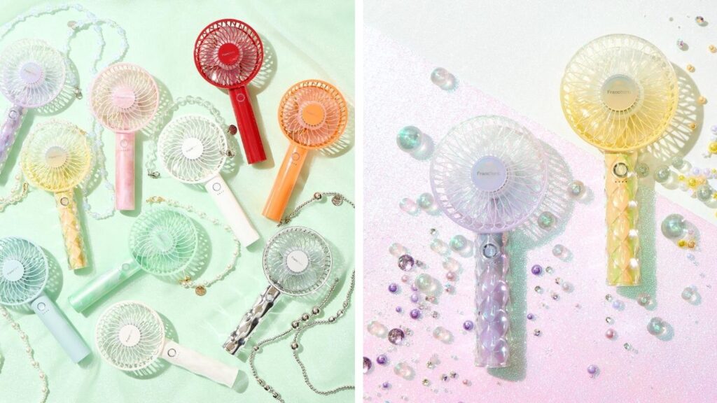 프랑프랑 2026년 신상 휴대용 미니 선풍기! 여름을 시원하고 스타일리시하게