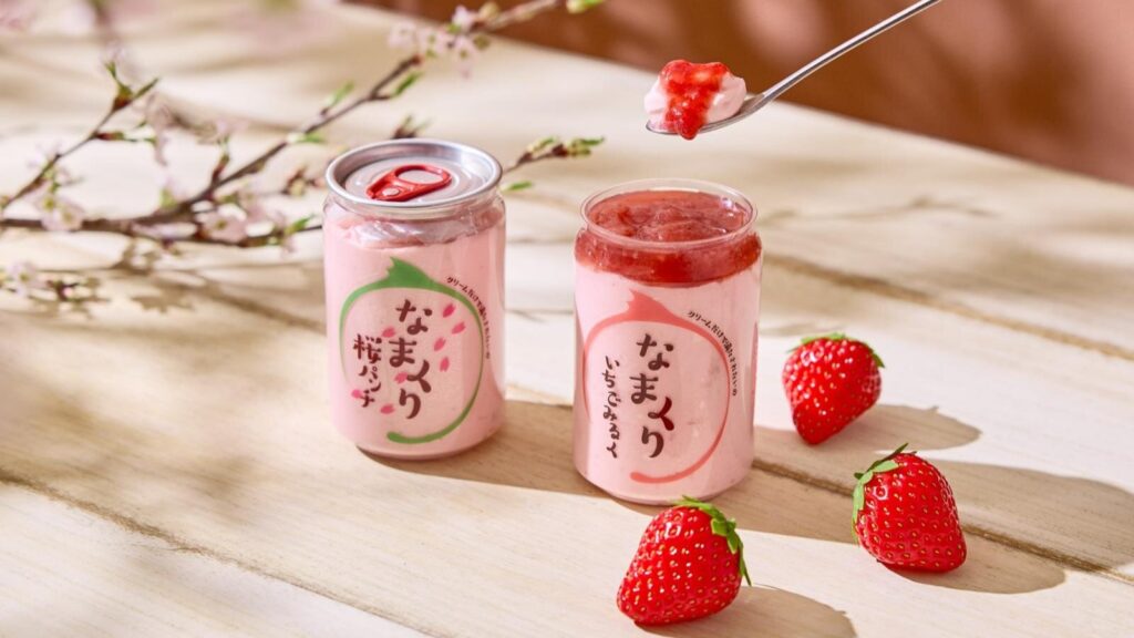 일본 인기 디저트 ‘나마쿠리’ 2026년 봄 한정 신제품! 벚꽃과 딸기우유 두 가지 맛 출시