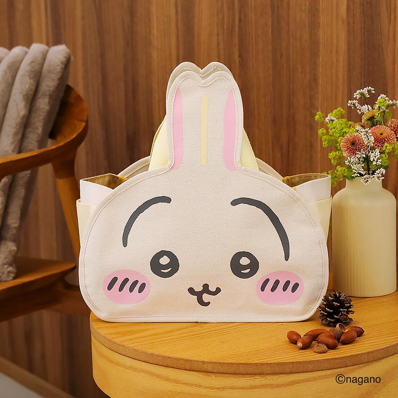 토끼 수납 토트백