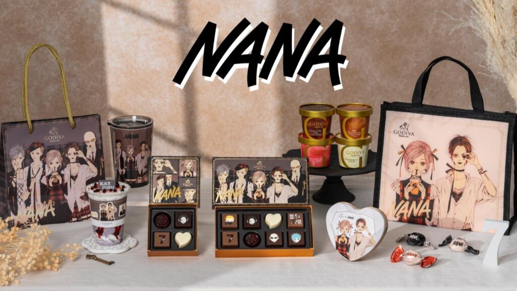 고디바 X NANA 2탄 콜라보레이션! 야자와 아이 신규 일러스트와 한정 초콜릿 컬렉션